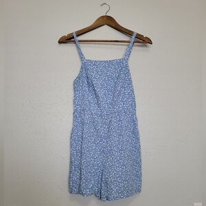 Old Navy Blue Floral Romper